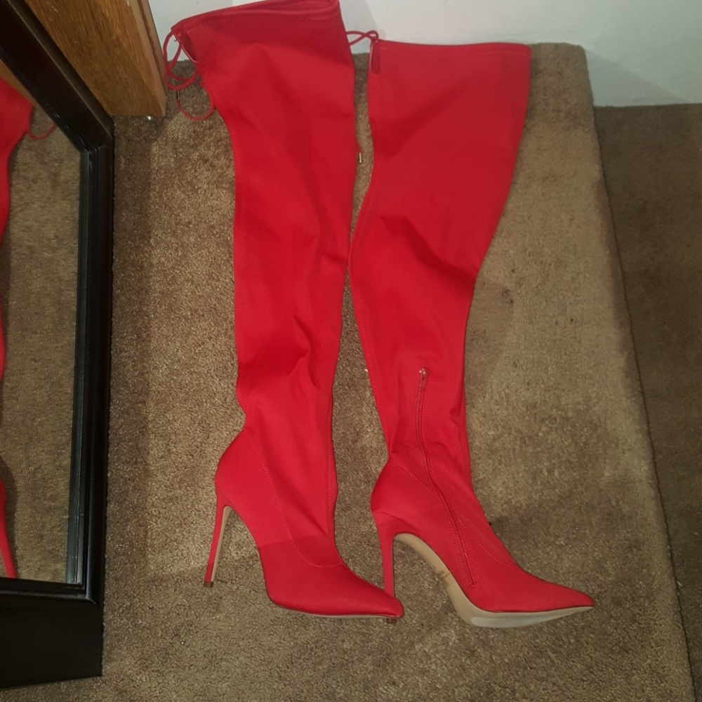 Red boots